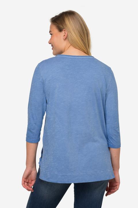 Immagine prodotto Laurasøn T-Shirt, V-Ausschnitt, Halbarm, Saum mit Raffung OEKO-TEX MIG (XL)