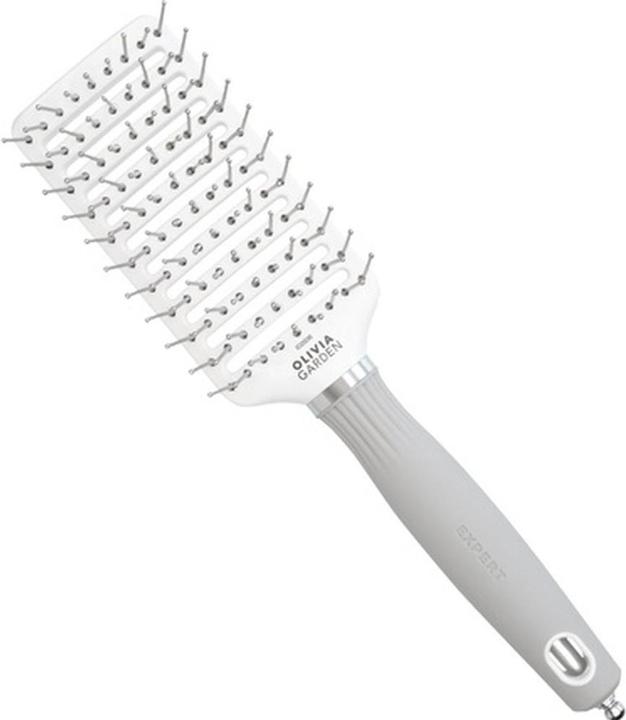 Olivia Garden Expert Care Vent Brush Weiss & Grau M