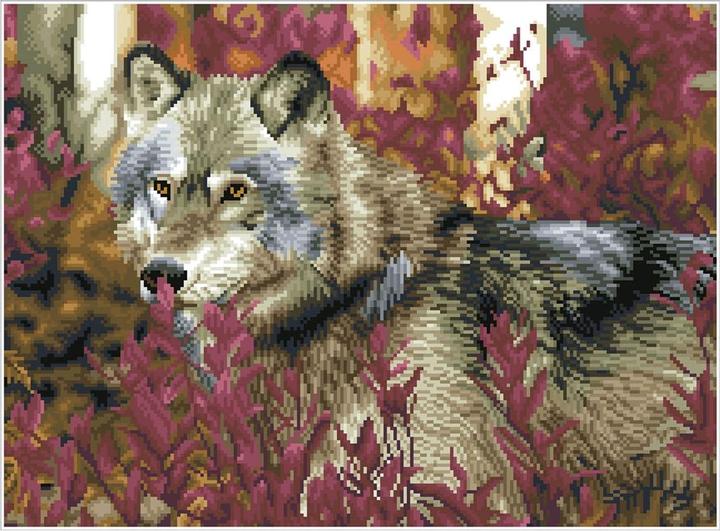 Produktbild Diamond Dotz Diamond Painting Wolf