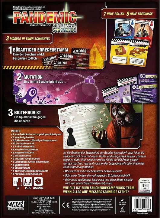 Actual product image Asmodée Pan-On-Knives-Erw (German, 2 - 5 Players)