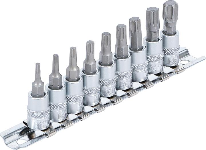 Actual product image BGS Bit insert set (TX25, TX10, TX15, TX30, TX50, TX 27, TX40, TX45, TX20)
