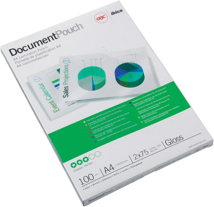 Produktbild GBC Laminierfolie (A4, 100 Stk., 100 µm)