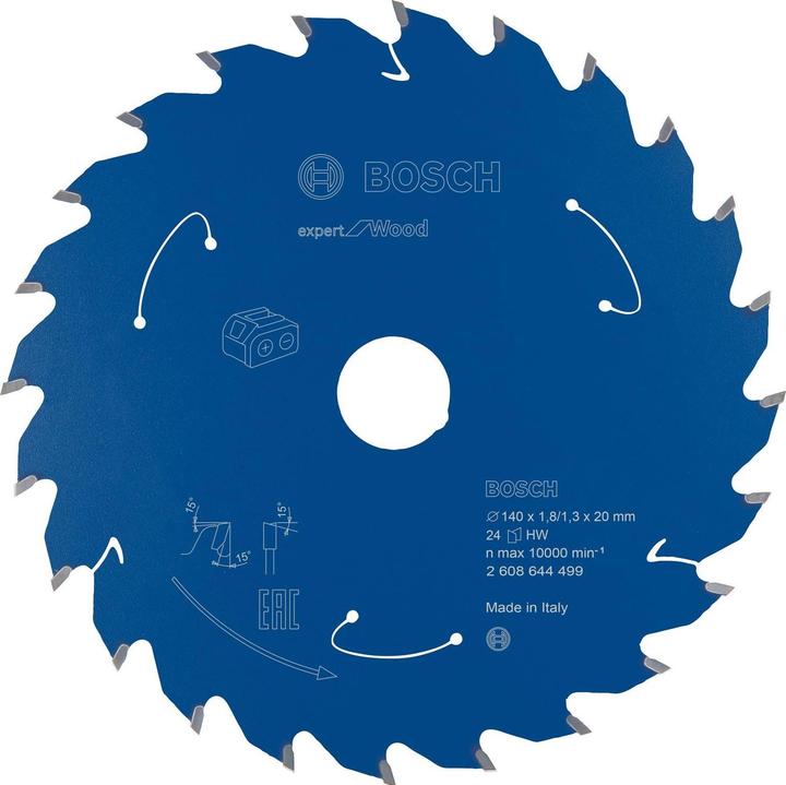 Productafbeelding Bosch Professional Zubehör Cirkelzaagblad voor accuzagen Expert for Wood