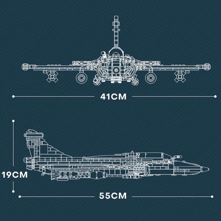 Produktbild ReoBrix RAFALE Jet Update Version 2024 - Rafale Kampfjet