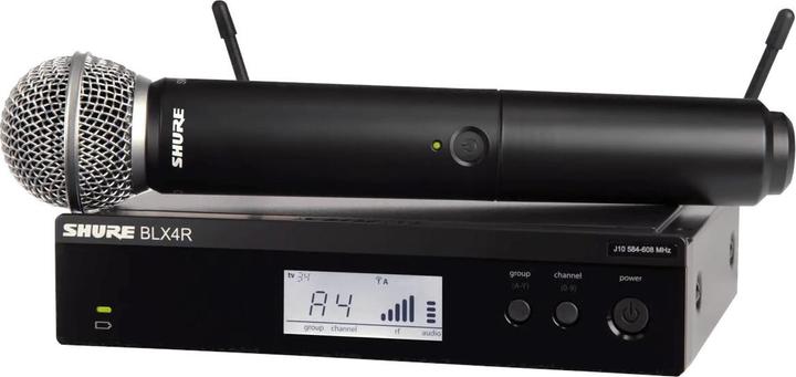 Productafbeelding Shure BLX24RE/SM58-H8E draadloos handheld systeem (518 - 542 MHz)