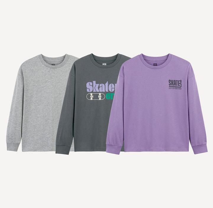 Immagine prodotto La Redoute Collections 3er-Pack Langarmshirts (164)