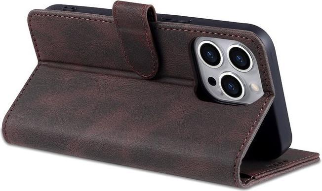 Produktbild MU Classic Retro Leder Bookcover Hülle (Apple iPhone 13 Pro Max)