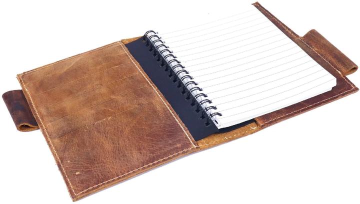 Image du produit Alpenleder Carnet de notes Schiller (A5, À rayures)