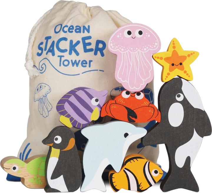 Le Toy Van Stacking game sea animals