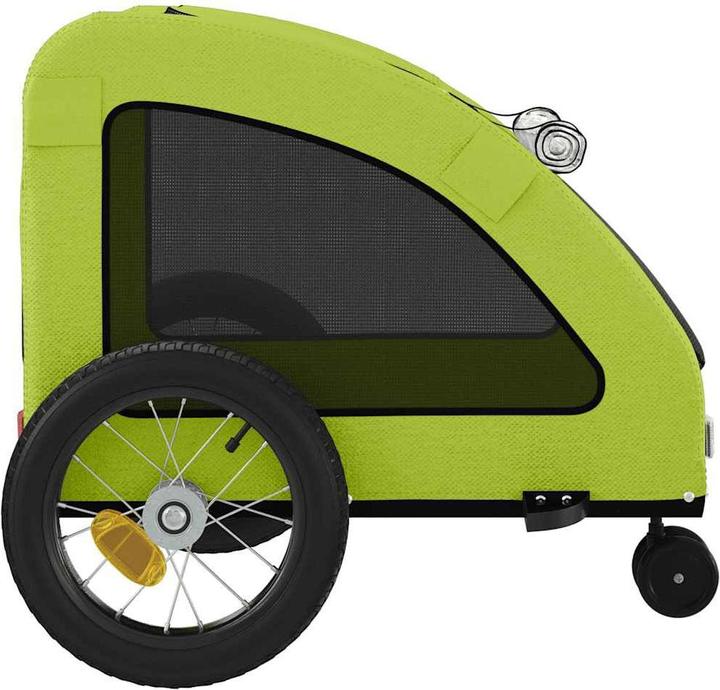 Image du produit VidaXL Fahrradanhänger Hunde Oxford-Gewebe und Eisen