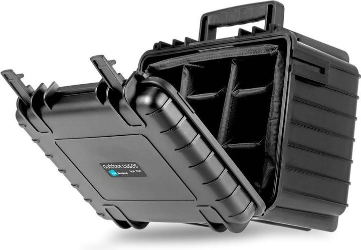 Actual product image B&W International Outdoor Case Type 2000 with compartment division (Photo case, 7 l)
