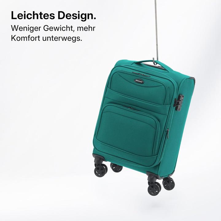 Produktbild Münicase Erweiterbarer Stoffkoffer mit Frontfächern (38 l)