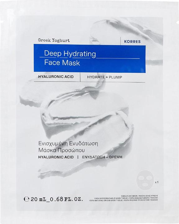 Image du produit Korres Masque hydratant profond pour le visage au yaourt grec (20 ml)