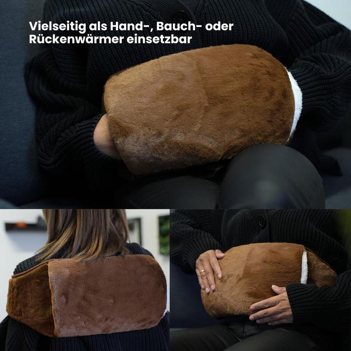 Produktbild Hermex Wärmegürtel- und Wärmflaschen-Set Handwärmer Bauchwärmer Heizflasche (0.80 l)