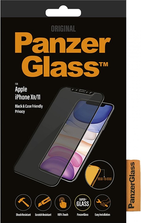 Actual product image PanzerGlass Privacy Edge to Edge (1 Piece, Apple iPhone 11)