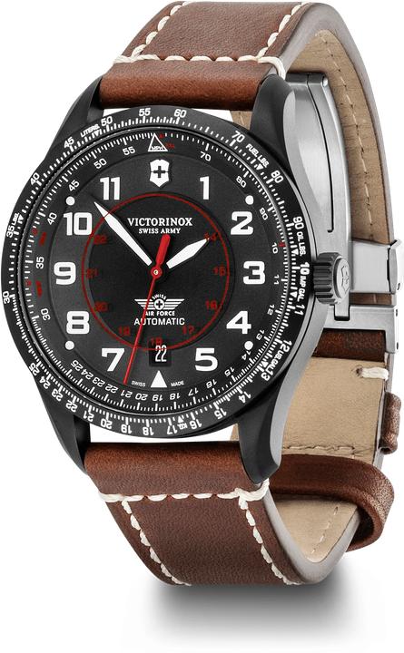 Actual product image Victorinox Airboss Mechanical (Analogue wristwatch, Pilot watch, Swiss made, 42 mm)