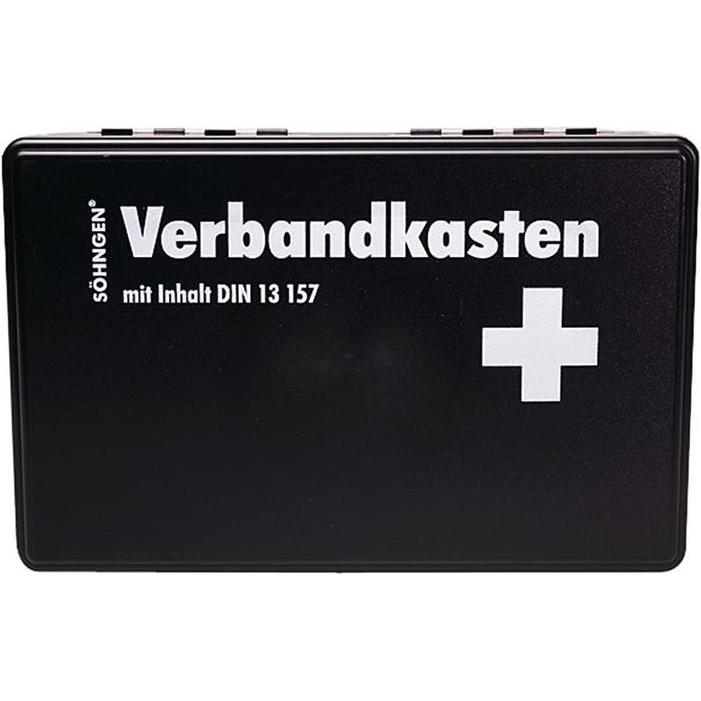 Söhngen, Erste Hilfe Set, Betriebsverbandkasten, klein KIEL B260xH160xT80ca.mm schwarz (Verbandskasten)