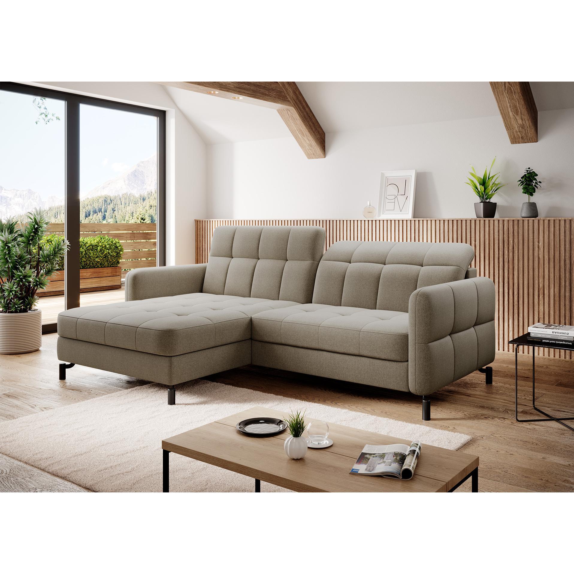 ELTAP, Sofa, Lorelle (Ecksofa, 3-Sitzer, Bettsofa)