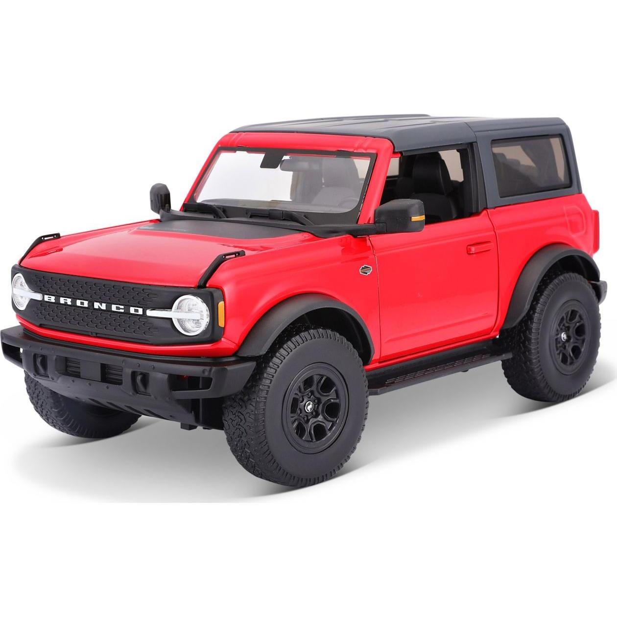 Thumbnail - Maisto Ford Bronco Wildtrak 2021 1/18 red