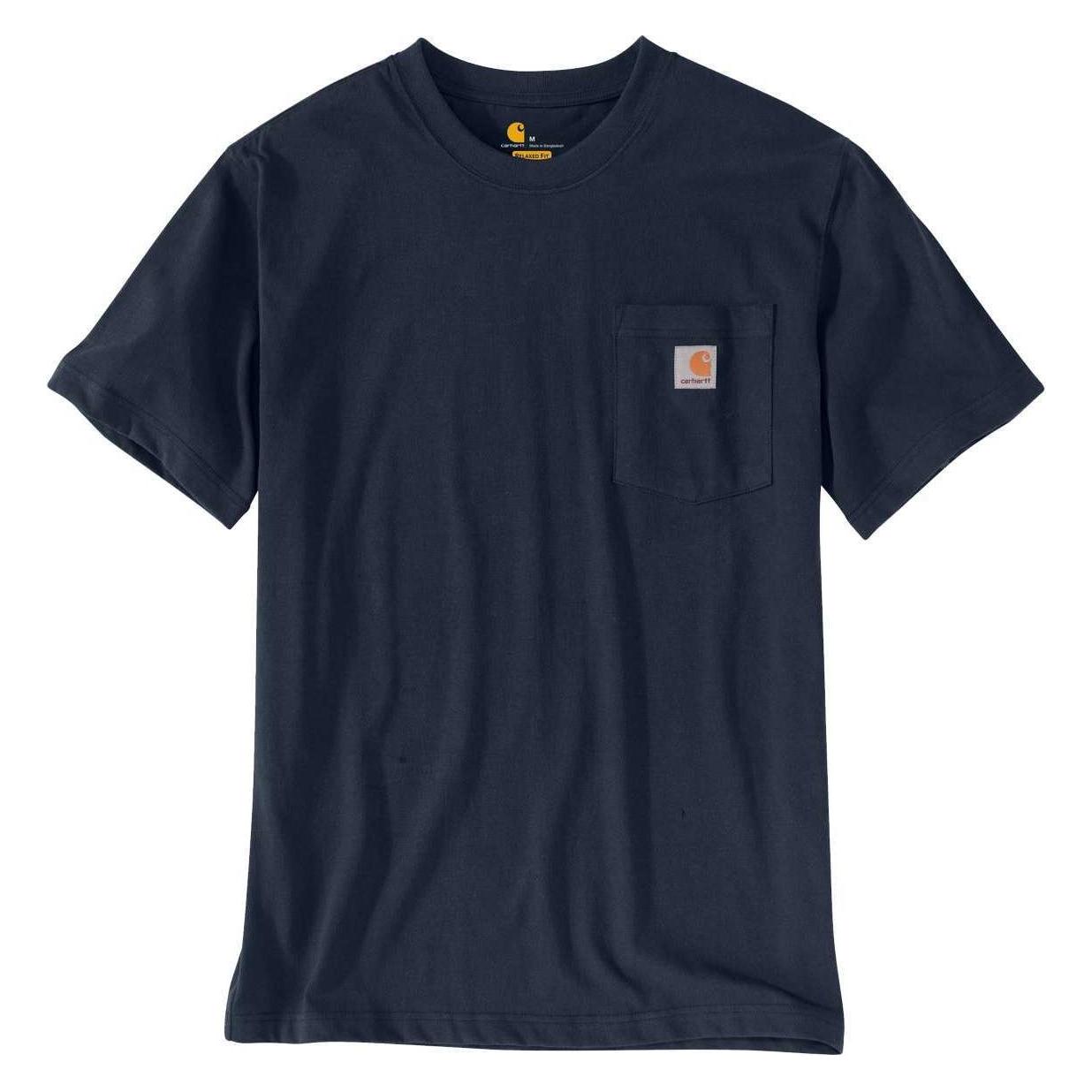 Carhartt, Herren, Shirts, Workw Pocket S/S, Blau, (Xxl)