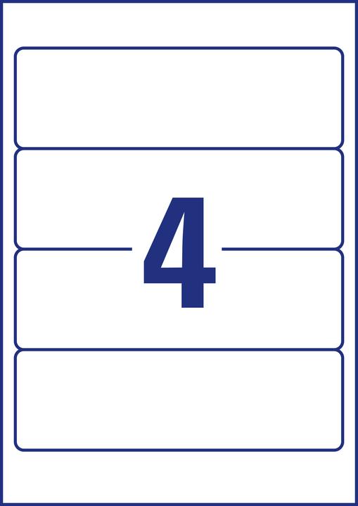 Actual product image Avery Recycling folder labels, home office, small pack