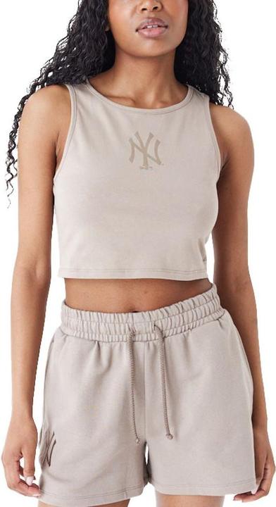 Actual product image New Era Ladies Crop Tank Top New York Yankees ash - S (S)