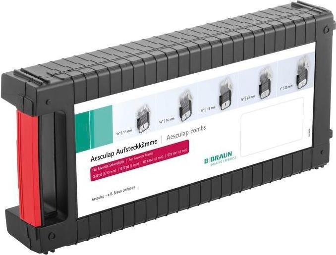 Image du produit Kerbl GT170 Set de peignes pour GH700/GT736/GT748/GT710 Favorita Tête de rasage, 5 pièces (Chien)