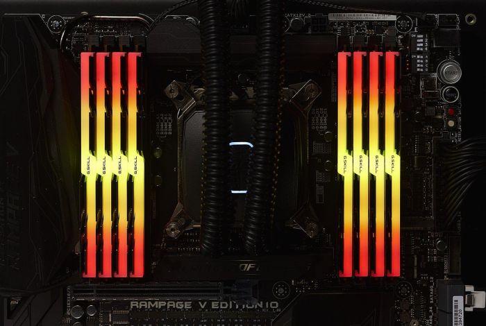 Actual product image G.Skill Trident Z RGB (2 x 16GB, 3600 MHz, DDR4-RAM, DIMM)