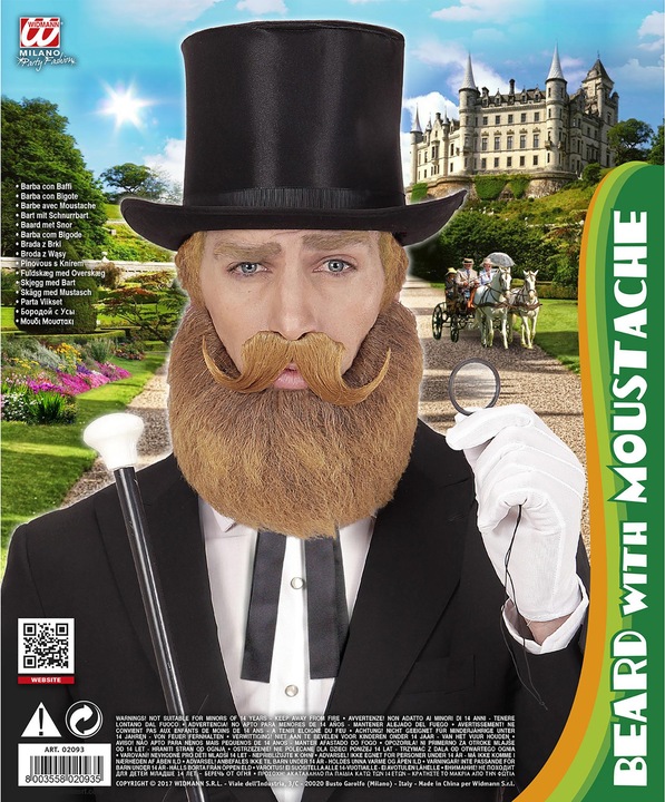 Image du produit Widmann Blonder Bart & Schnurrbart
