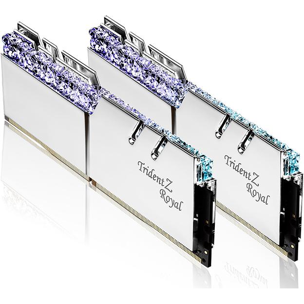 Thumbnail - G.Skill Trident Z Royal (2 x 16GB, 3600 MHz, DDR4-RAM, DIMM), RAM, Silber
