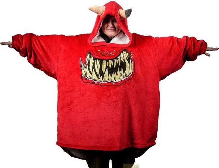 Produktbild Warhammer 40K Oversized Kapuzenpullover Squig Red (One Size)