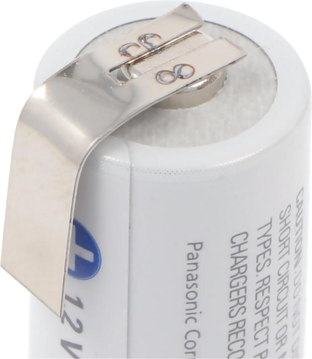 Actual product image Panasonic Akku Eneloop BK-3MCC Mignon AA mit Lötfahne in Z-Form (1 pcs., AA, 1900 mAh, Battery + charger)