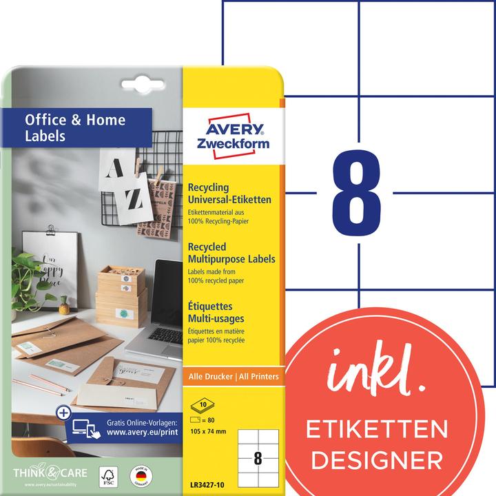 Produktbild Avery Universal-Etiketten