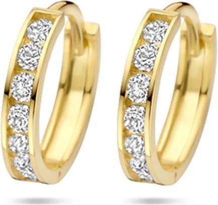 Image du produit Marie Celeste klemmt Zirkonia - 12,5 mm - Gold (Or jaune 14 carats)