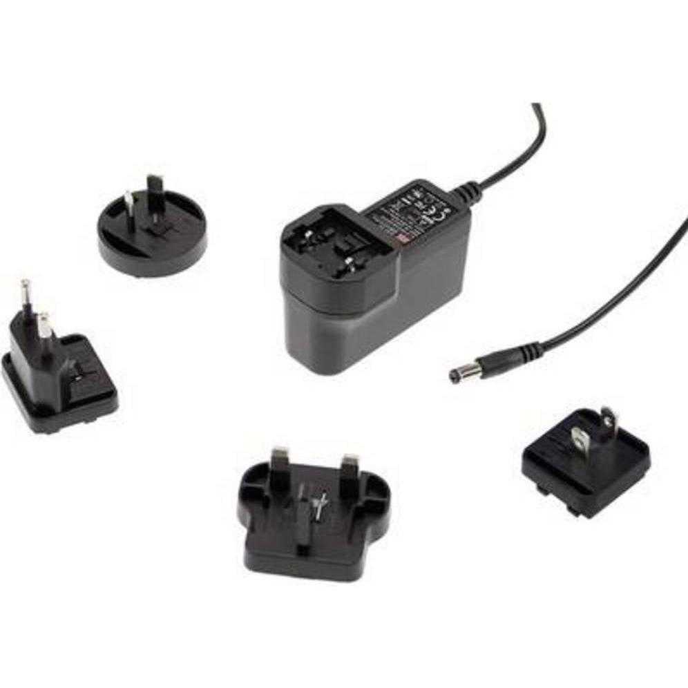 MeanWell GEM12I24-P1J Steckernetzteil, Festspannung 24 V/DC 0.5 A 12 W, Universalladegerät