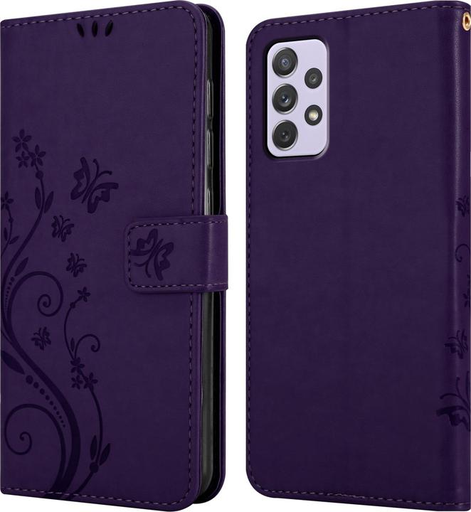 Image du produit Cadorabo Housse Flower Book pour Samsung Galaxy A73 5G (Samsung Galaxy A73 5G)