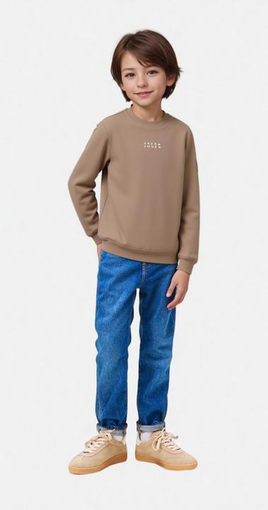 Produktbild Jack & Jones Junior Pullover POINT SWEAT BADGE Sweatshirt (98)