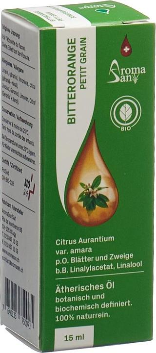 Produktbild AromaSan Bitterorange Petit Grain Bio Ätherisches Öl (15ml)