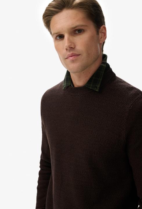 Produktbild Superdry Leichter strukturierter Baumwollpullover (XL)