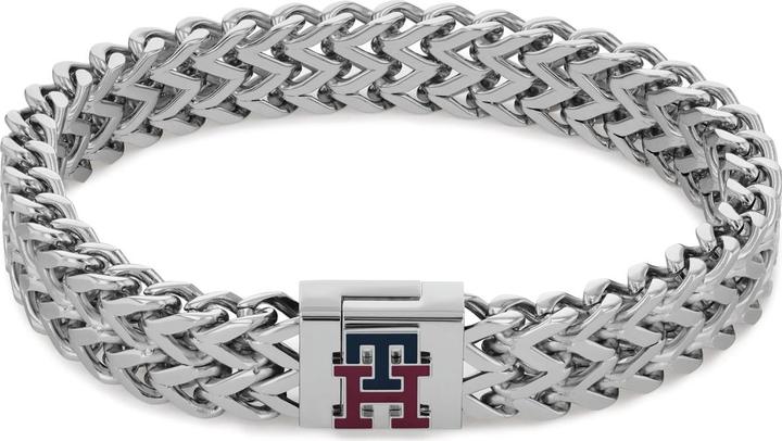 Immagine prodotto Tommy Hilfiger Bracciale con monogramma TH (19 cm, Acciaio inossidabile)