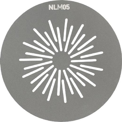 Produktbild Nanlux Gobo Set 1 zu NL Mount Projektionsaufsatz