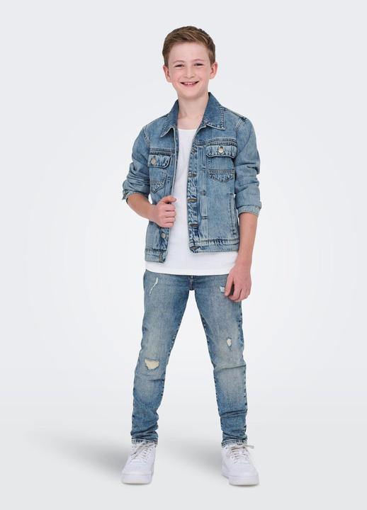 Immagine prodotto Only & Sons Junior OSJYOKE Mid Rise Verjüngt Jeans Slim Fit Jeans (176)