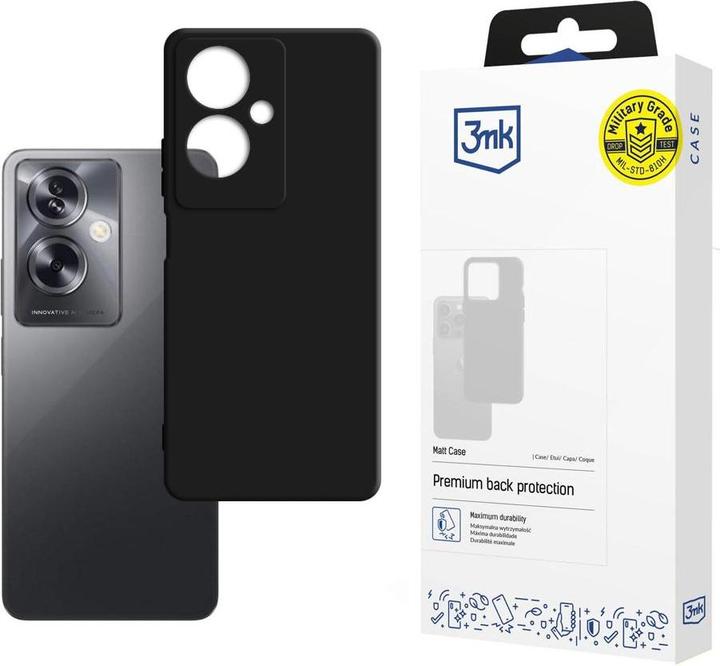 Actual product image 3MK Matt Case Oppo A79 5G czarny/black (Oppo A79)