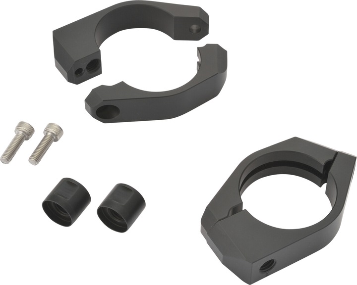 Produktbild Daytona Satz Gabelschellen 41 mm Aluminium schwarz für Blinkermontage