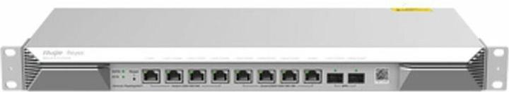 Actual product image Ruijie Rack-mountable 10-port router, providing one WAN 2.5G port, one 1G LAN ports, three LAN/WAN 2.5G por