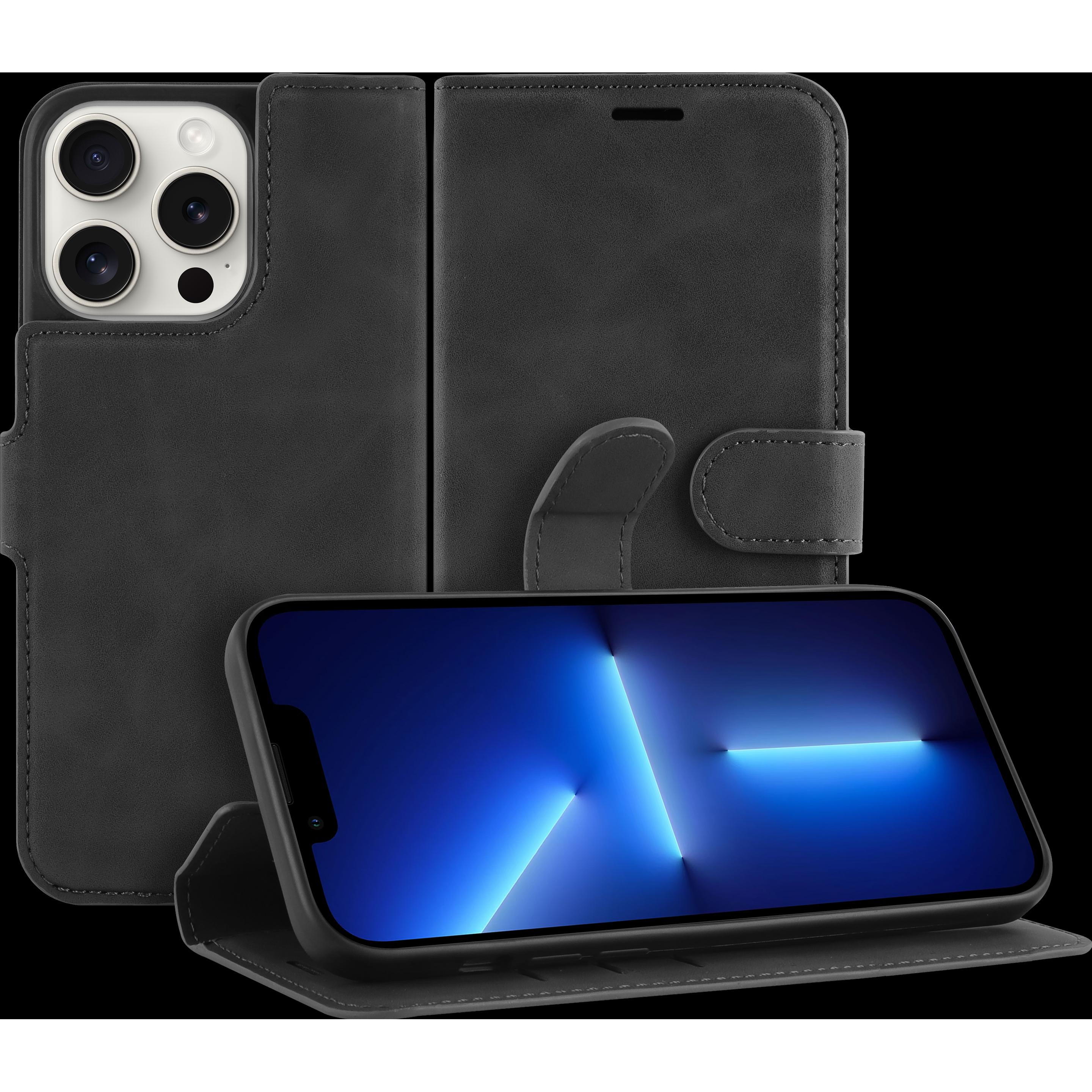 Thumbnail - Cazy Premium-Geldbörsen-Etui für iPhone 13 Pro, Magnetisches Geldbörsen-Etui, Kartenfächer, Ständer - (Apple iPhone 13 P...