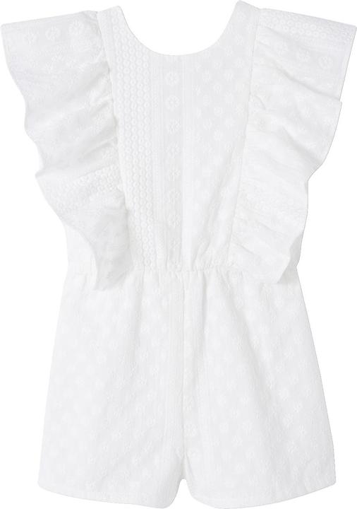 Actual product image Vertbaudet Festlicher kurzer Mädchen Jumpsuit mit Lochstickereien (158)