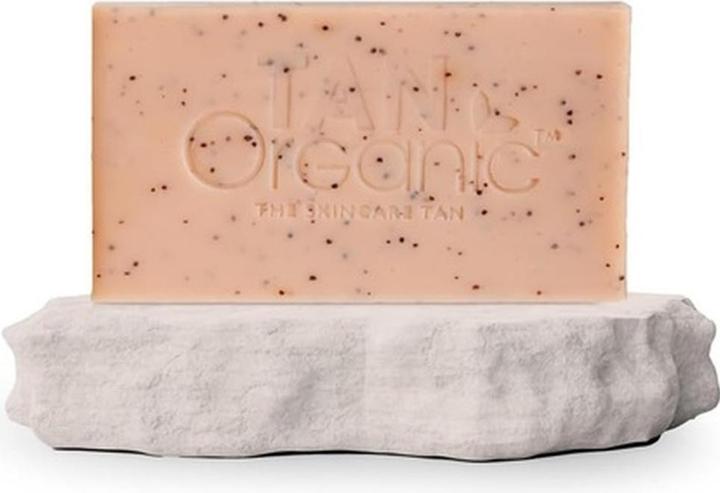 Actual product image Tan Organic Exfoliating solid soap ( Ultimate Tan Removal Scrub Bar) 100 g (Self tanning foam)