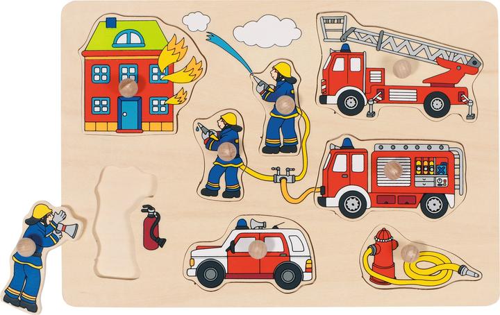 Image du produit Goki Puzzle pompiers (8 pièces)