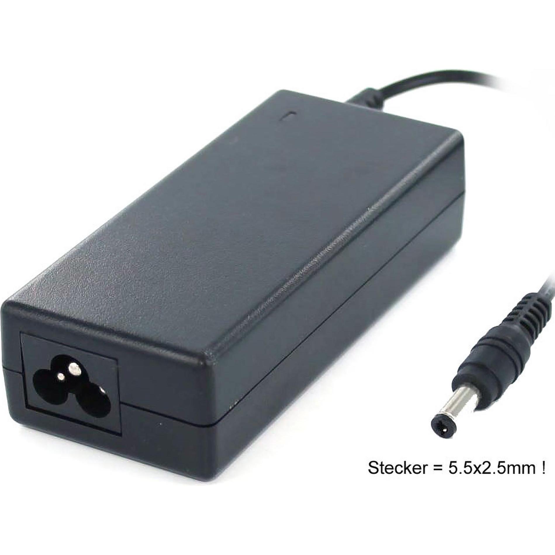 AGI 13543 - Notebook - indoor - 100-240 V - Schwarz - AC-an-DC - FUJITSU LIFEBOOK AH (65 W), Notebook Netzteil, Schwarz
